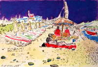 Kamari beach Kefalos