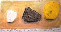 Marble, Lava, lemon