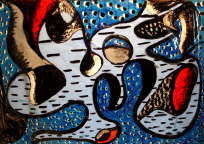 acetate pierced landscape