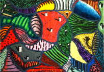 acetate with shadowed blocks No.2