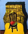 black chair with mango
