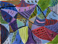 acetate purples and maroons